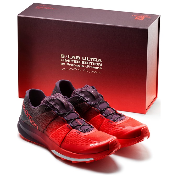 Salomon Singapore Womens Trail Running Shoes - S/LAB ULTRA LTD EDITION Red/Purple | 53680-JPDA